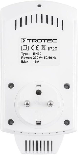 TROTEC Termostato para Enchufe BN30, 5-30 °C
