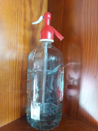 Botella Sifón Antiguo Casa Vidal Gerona