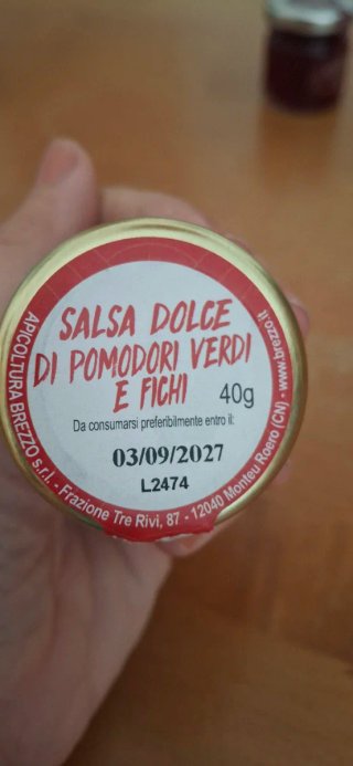 Confettura Salsa Dolce Pomodori Verdi e Fichi