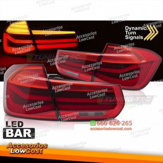 LUCES TRASERAS LED BAR SEQ ROJAS para BMW F30 11-
