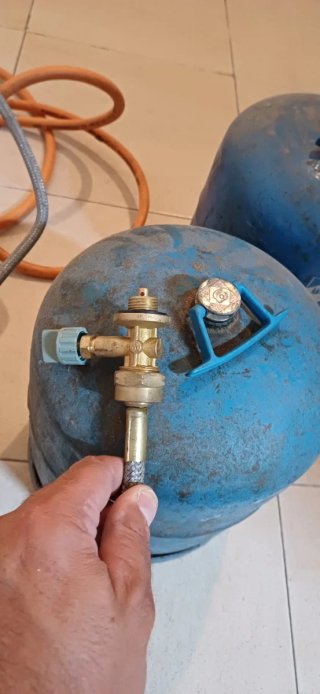 Antorcha Soplete con bombonas de Gas