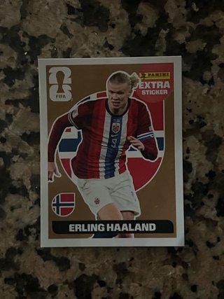 Panini Extra Sticker bronce Erling Haaland
