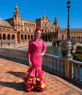 Vestido Flamenca Estilo Español