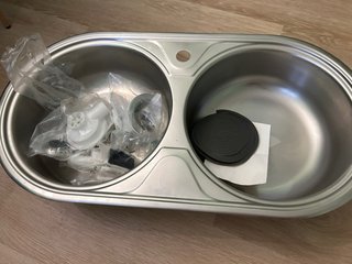 Fregadero cocina Rodi Okio Line doble seno