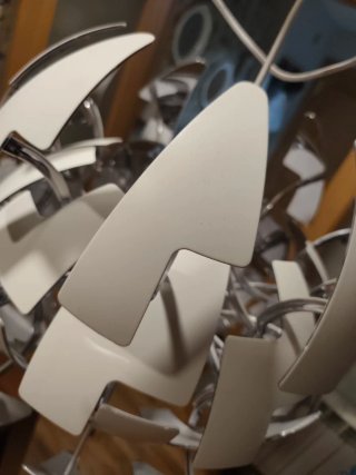 Lámpara de techo bola Ikea blanca