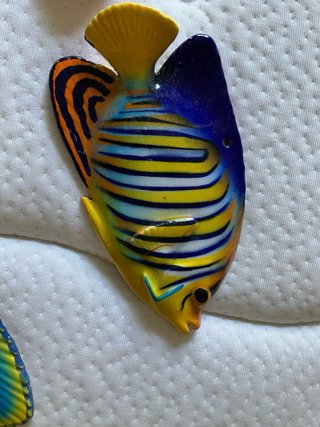 Decorazioni da parete pesci in ceramica