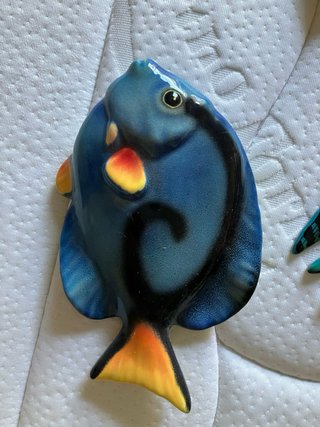 Decorazioni da parete pesci in ceramica