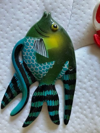 Decorazioni da parete pesci in ceramica