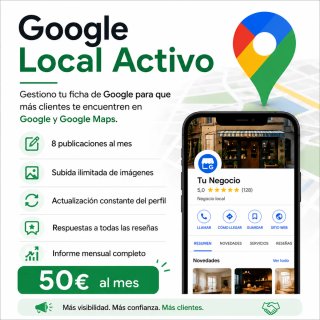 Consigue clientes desde Google por solo 50 euros