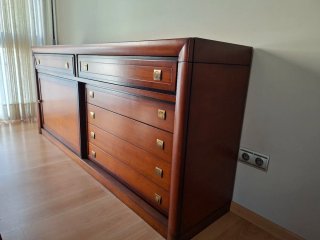Lote Salón Comedor Madera Maciza Cerezo