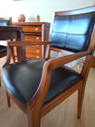 Lote Salón Comedor Madera Maciza Cerezo