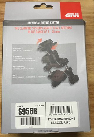 Soporte Smartphone GIVI Impermeable para Moto