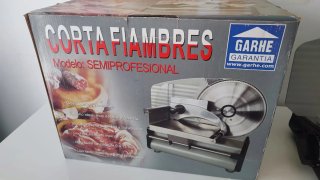 Cortadora de fiambres y alimentos