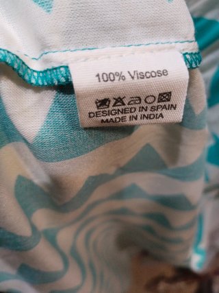 Vestido largo con estampado geométrico