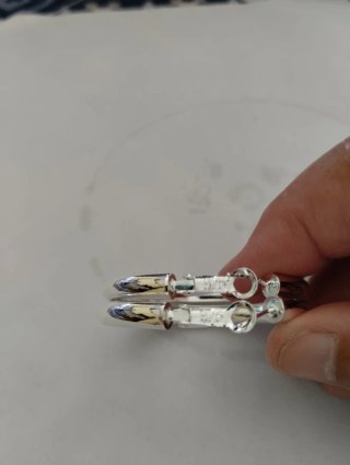 Orecchini Cerchio Argento 925