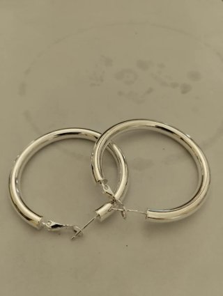 Orecchini Cerchio Argento 925
