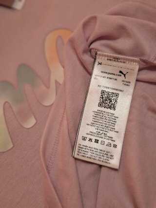 Maglietta Puma Taglia L Logo Tie-Dye