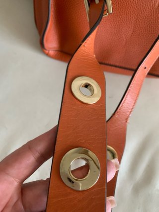 Bolso bandolera Michael Kors cuero naranja