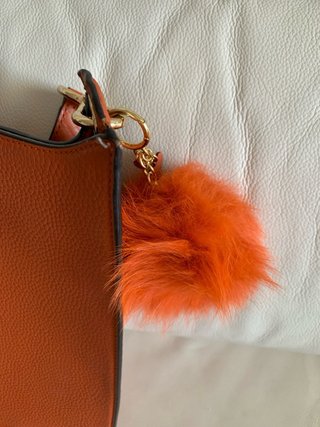 Bolso bandolera Michael Kors cuero naranja