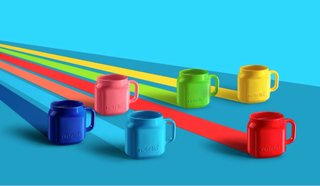 Set 6 Tazzine Nutella Colorate