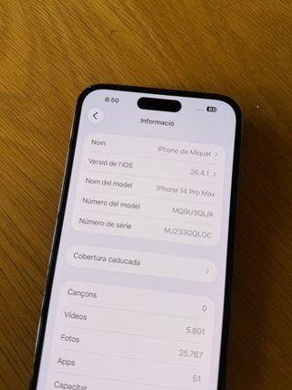 iPhone 14 Pro Max 256 GB en perfecto estado