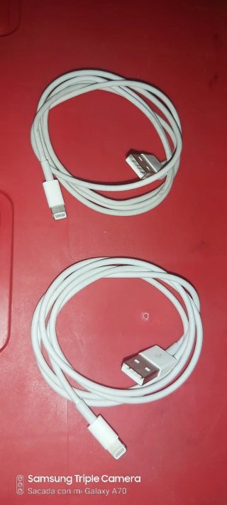 Lote 4 Cables USB a Lightning