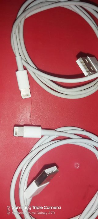 Lote 4 Cables USB a Lightning