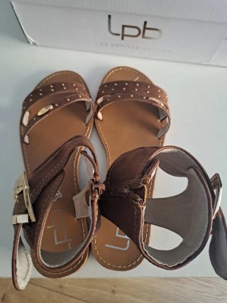 Sandalias planas piel Les Petites Bombes