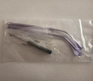 Pack Patillas Gafas Violeta + Kit almohadillas