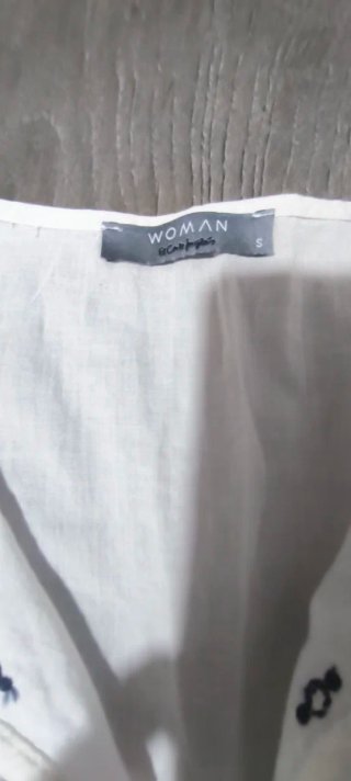 Vestido blanco bordado El Corte Inglés
