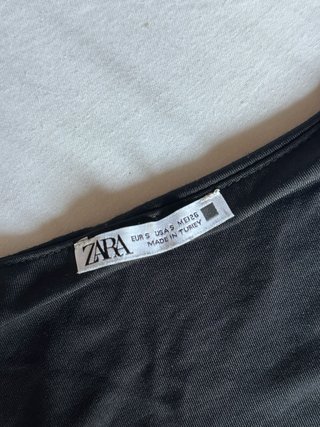 Top ZARA nero spalline sottili