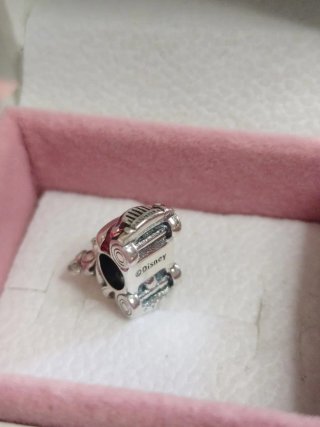 Charm Pandora Disney Coche Rojo Mickey Minnie