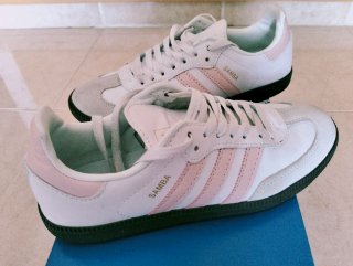 Adidas Samba Blancas y Rosas