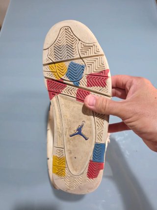 Jordan 4 Canvas Blanco Multicolor