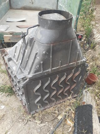 Chimenea de hierro fundido