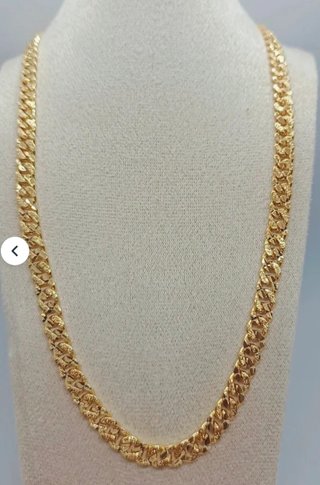 Cadena laminada oro 18k