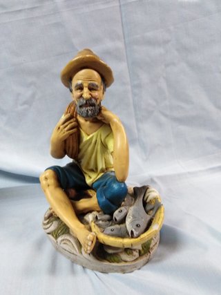Figuras de pescadores y frutero