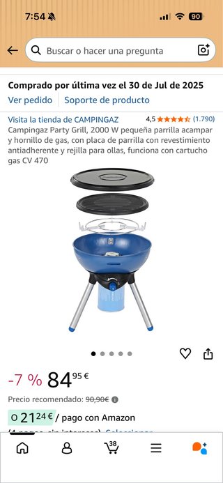 Barbacoa Gas Campingaz Party Grill