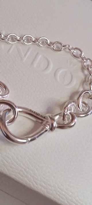 Pulsera Pandora Plata Corazón