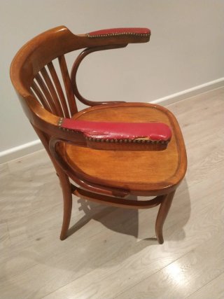 Silla antigua estilo Thonet madera