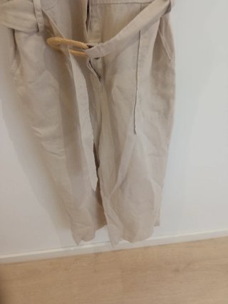 Mono Mango sin mangas beige talla S
