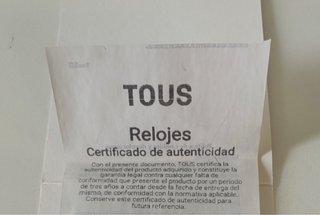 Reloj Tous Dorado y Blanco