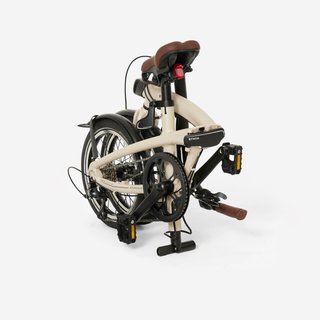Bicicleta Plegable Fold Light Beis 1 Segundo Ultracompacta