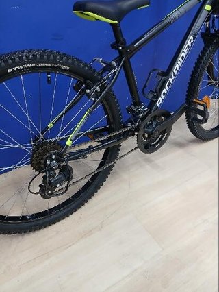 Bicicleta niños mtb 24 pulgadas Rockrider ST 500 negro 8-12