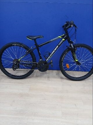 Bicicleta niños mtb 24 pulgadas Rockrider ST 500 negro 8-12