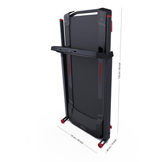 Cinta Correr RUN100E Compacta Conectada 14 km/h 45 × 120 cm