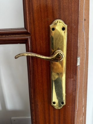 Puerta Sapeli 72 cm con Cristal