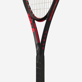 Raqueta de tenis adulto Wilson clash team v3 negro naranja
