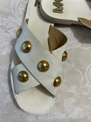 Sandalias Michael Kors Blancas Talla 41