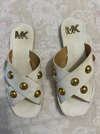 Sandalias Michael Kors Blancas Talla 41